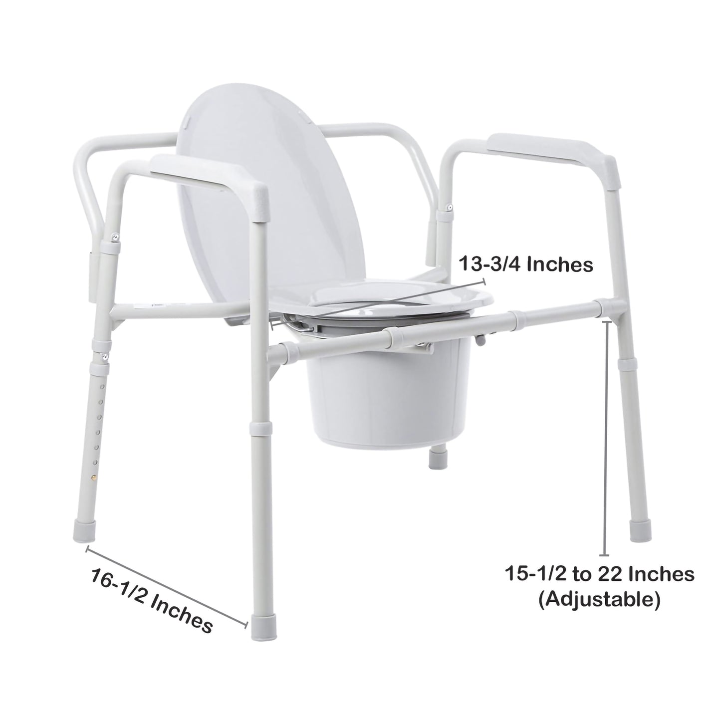 Silla de servicio bariátrica plegable | Cap. 650 libras