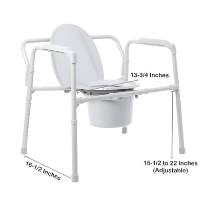 Silla de servicio bariátrica plegable | Cap. 650 libras
