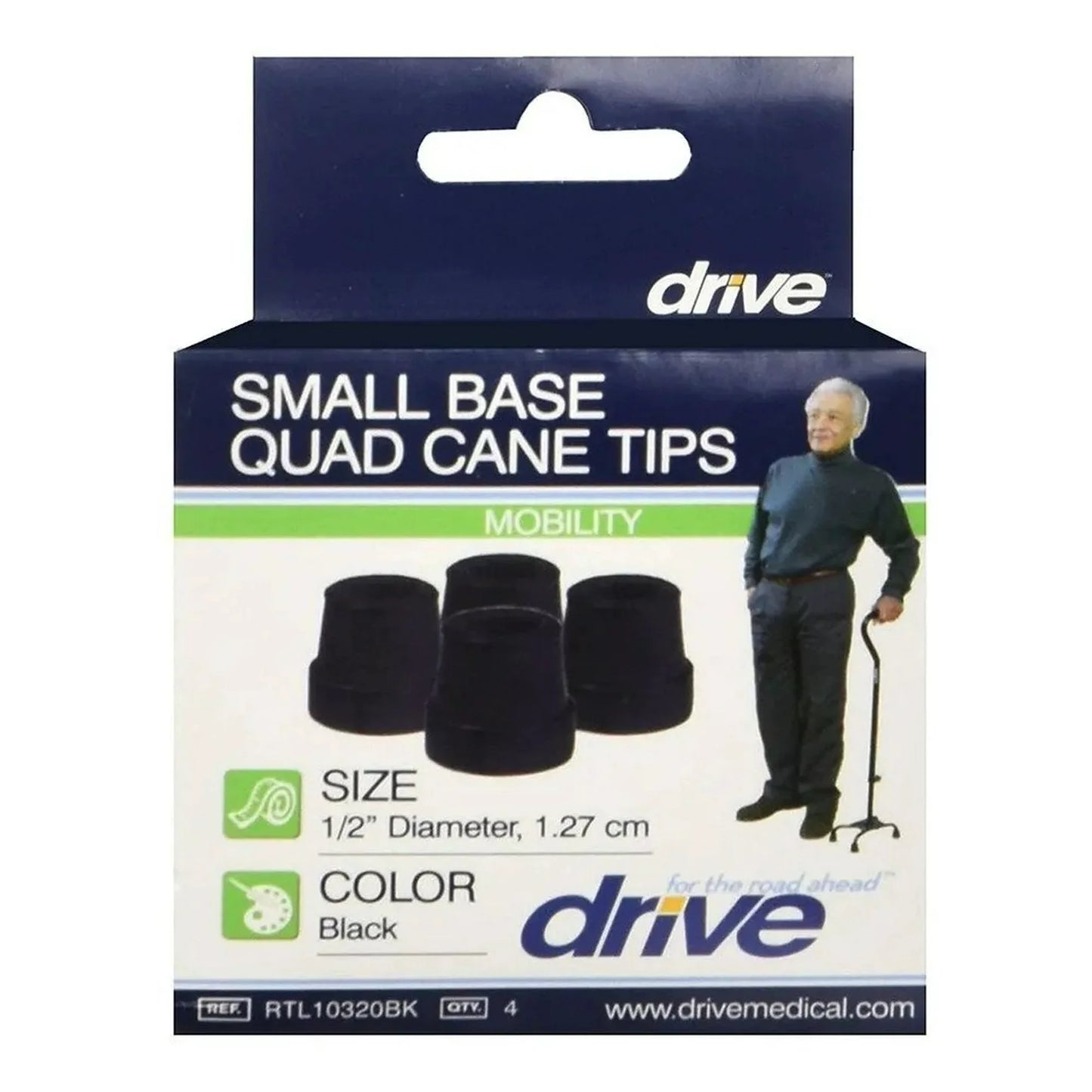 Tacón para bastón de 4 apoyos