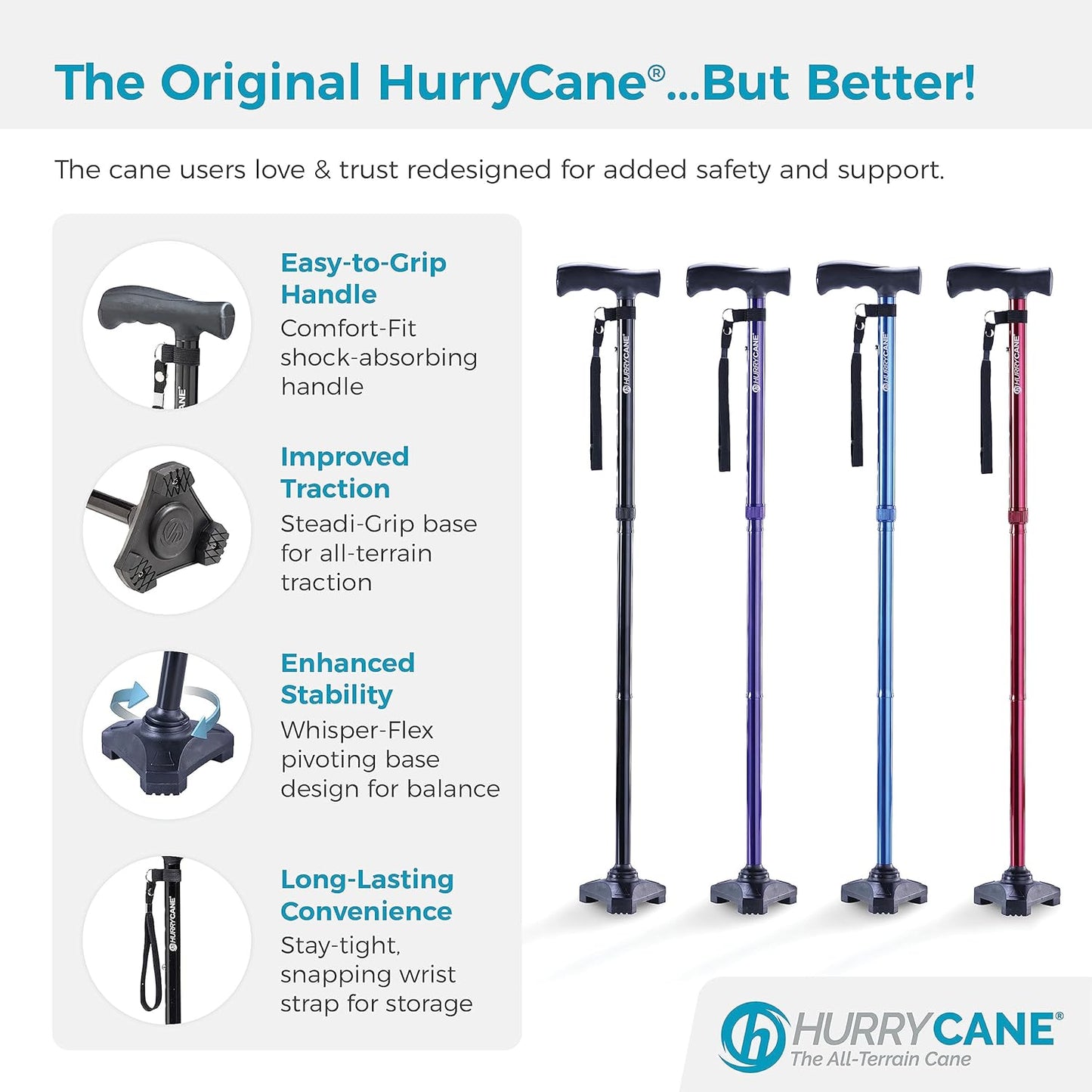 Bastón Drive Hurrycane® Freedom Edition™