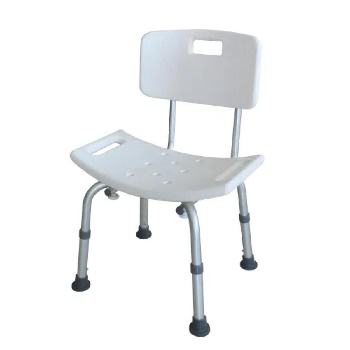 Silla de baño con respaldar | Peso máx. 136KG