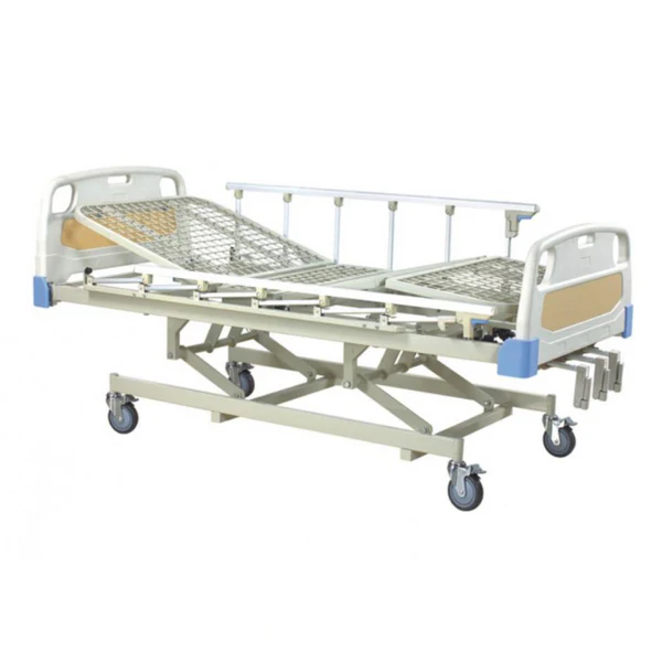 CAMA MANUAL CON BARANDALES, TRES FUNCIONES