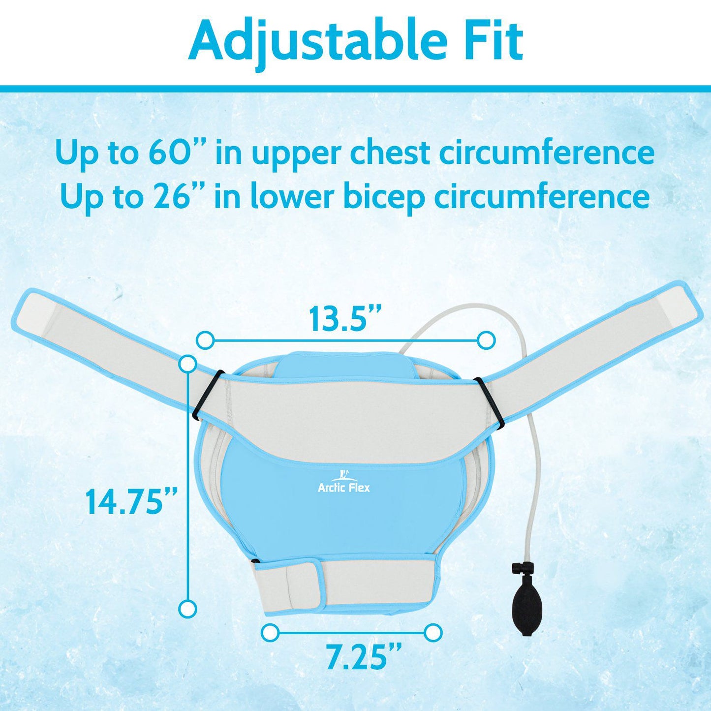 Soporte envolvente para terapia de compresión y terapia Frío / Caliente, para el hombro