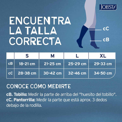 Medias de compresión 20-30 Rodilla | JOBST® ULTRASHEER Compresión Preventiva (Nuevo Modelo)