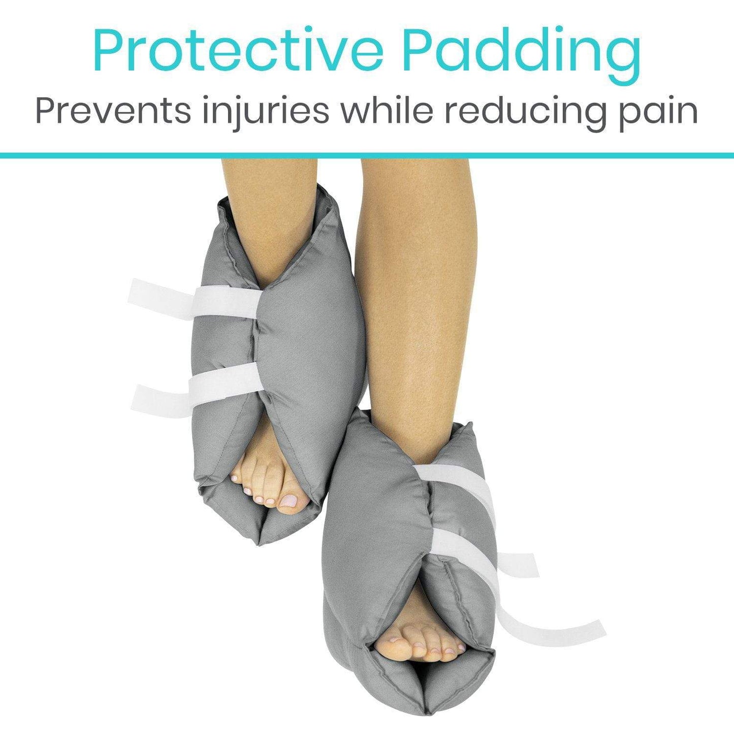 Protectores de Talón, correas dobles, relleno de fibra, talla universal