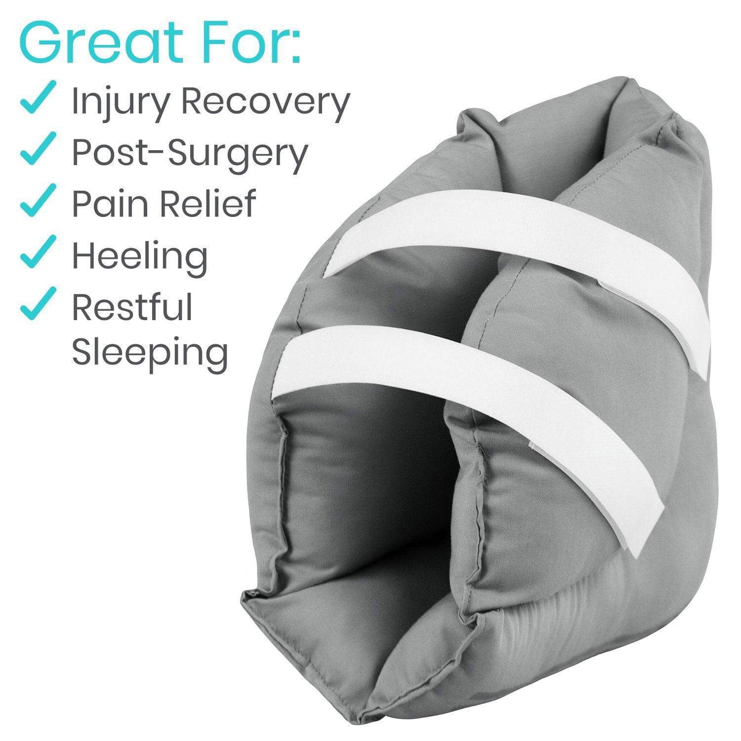 Protectores de Talón, correas dobles, relleno de fibra, talla universal