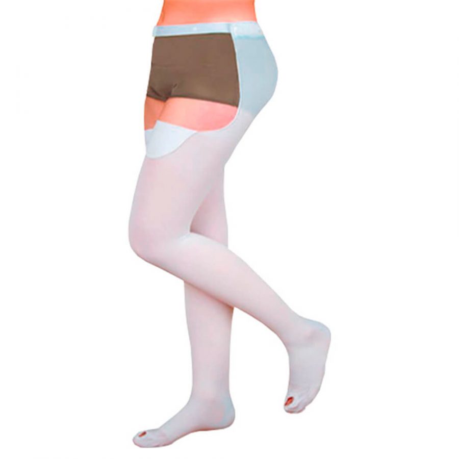 Medias Antiembólicas Cadera Blanco 18-23mmHg