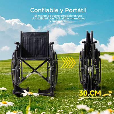 Silla de ruedas | Color Negro | Casa Medic