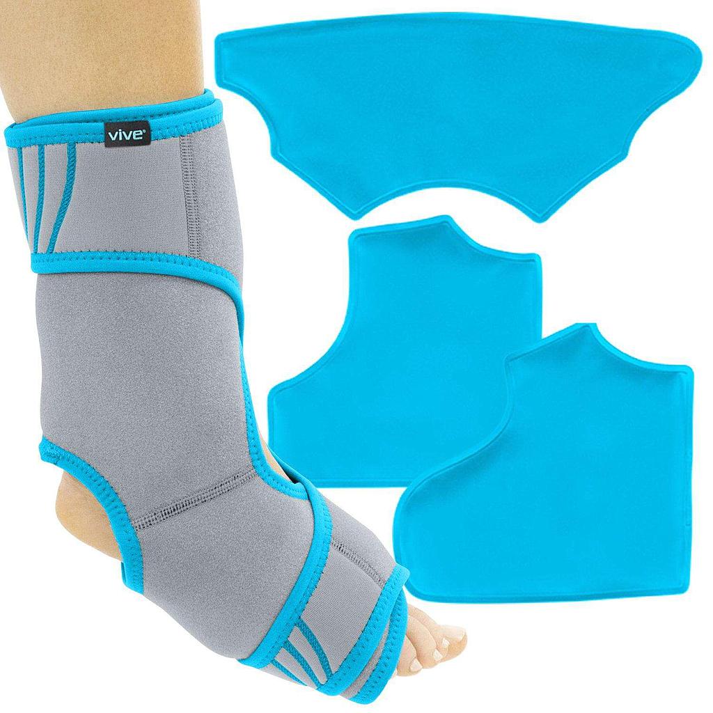 Soporte envolvente para Tobillo terapia de frío / caliente