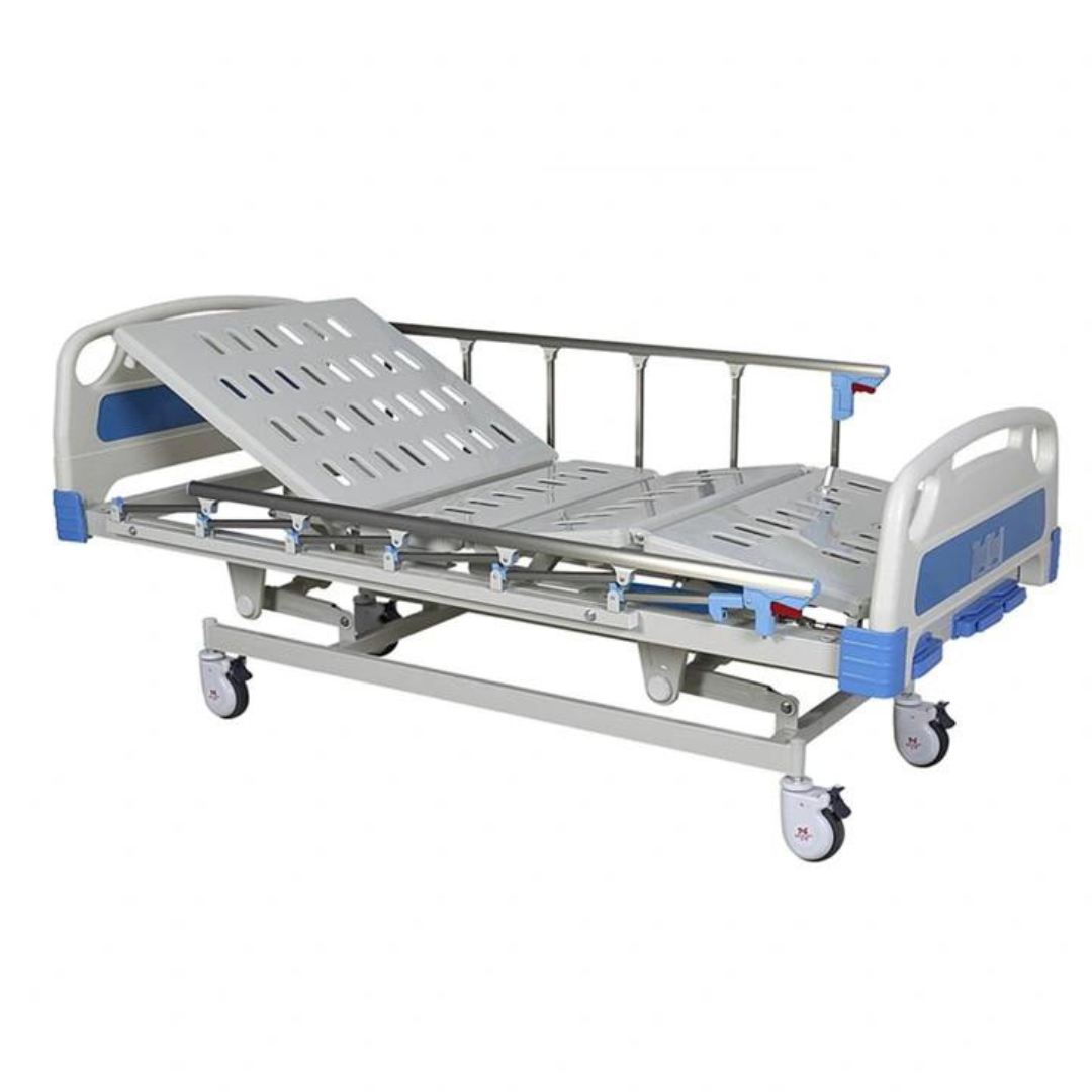 Cama manual con barandales - 3 Funciones