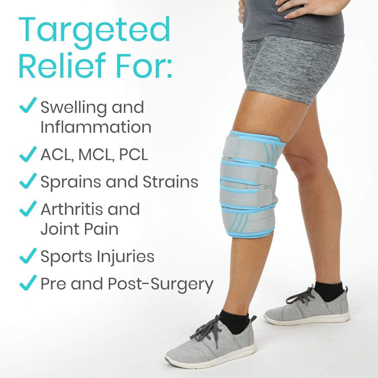 Soporte envolvente para terapia Frío / Caliente, para rodilla