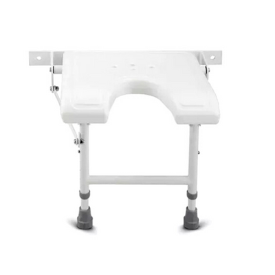 SILLA DE BAÑO ABATIBLE CON FIJACION A PARED