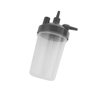 VASO HUMIDIFICADOR PARA TANQUE DE OXIGENO DESECHABLE | HUM-AO5W