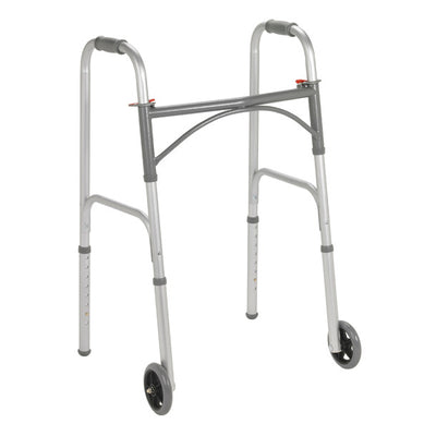 Andadera de aluminio de lujo con ruedas