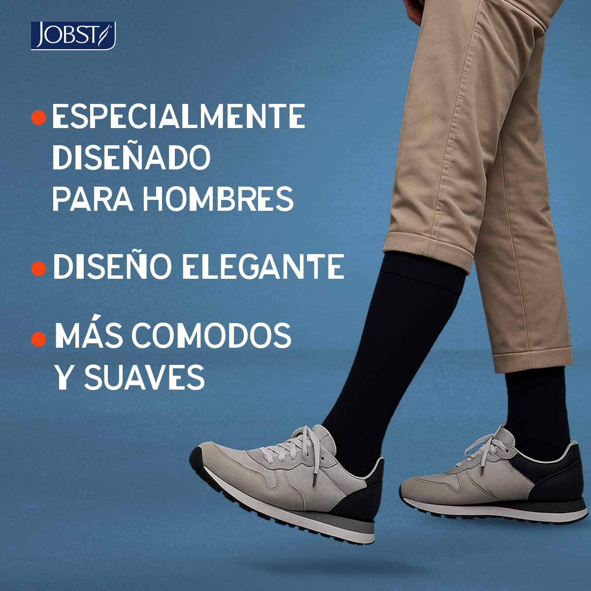 Medias de compresión 20-30 Muslo | JOBST® FOR MEN Compresión Preventiva  (Nueva presentación)