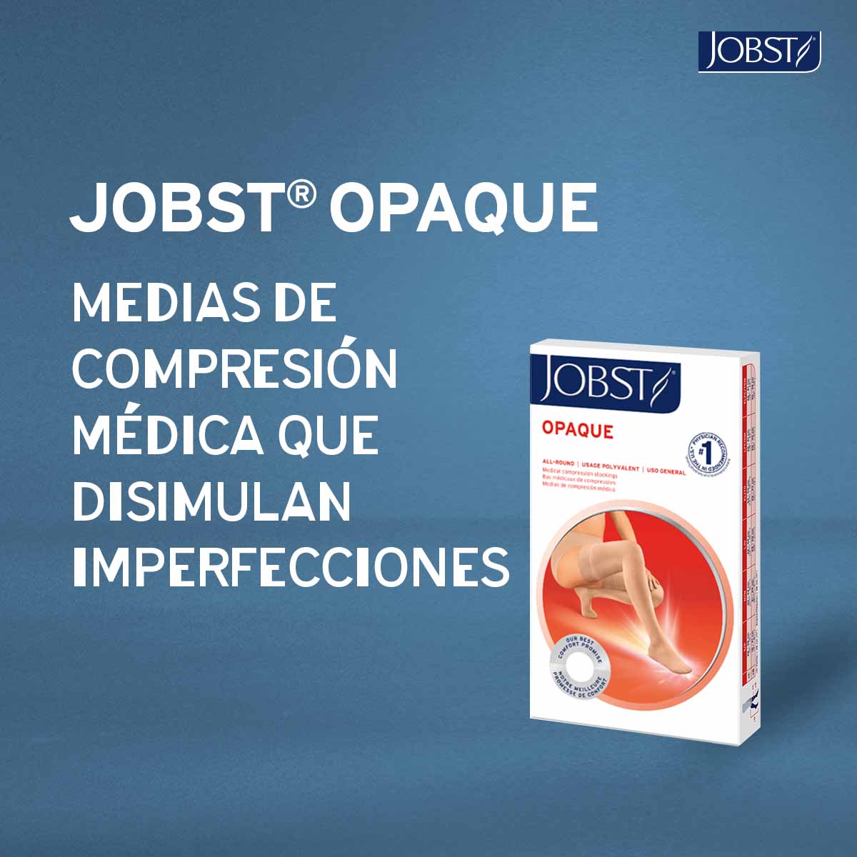 Medias de compresión 15-20 Muslo| JOBST® OPAQUE Compresión Preventiva (Nuevo Modelo)