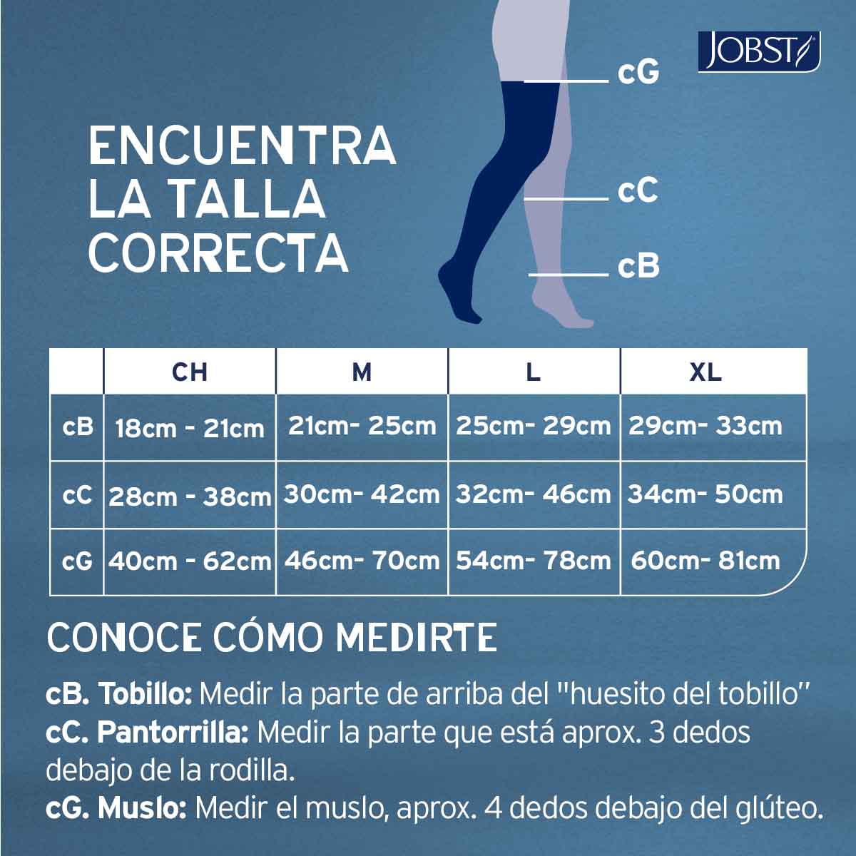 Medias de compresión 15-20 Muslo | JOBST® ULTRASHEER Compresión Preventiva (Nuevo Modelo)