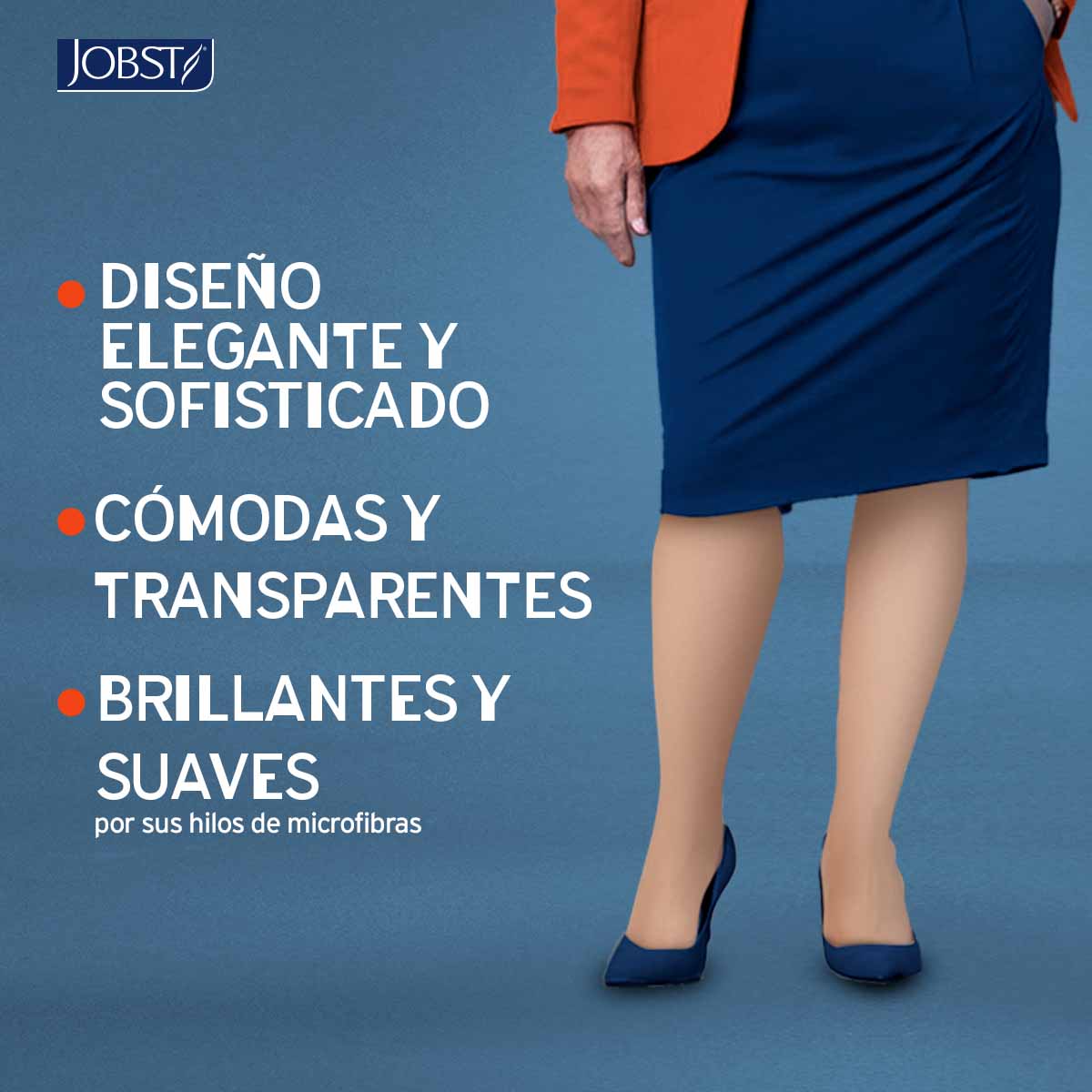 Medias de compresión 15-20 Rodilla | JOBST® ULTRASHEER Compresión Preventiva (Nuevo Modelo)