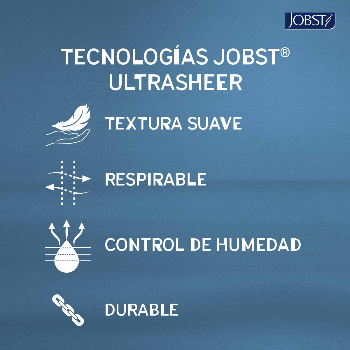 Medias de compresión 20-30 Rodilla | JOBST® ULTRASHEER Compresión Preventiva (Nuevo Modelo)