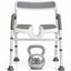 Silla de ducha EasyRinse | Asiento dividido | Altura Ajustable | Con respaldar