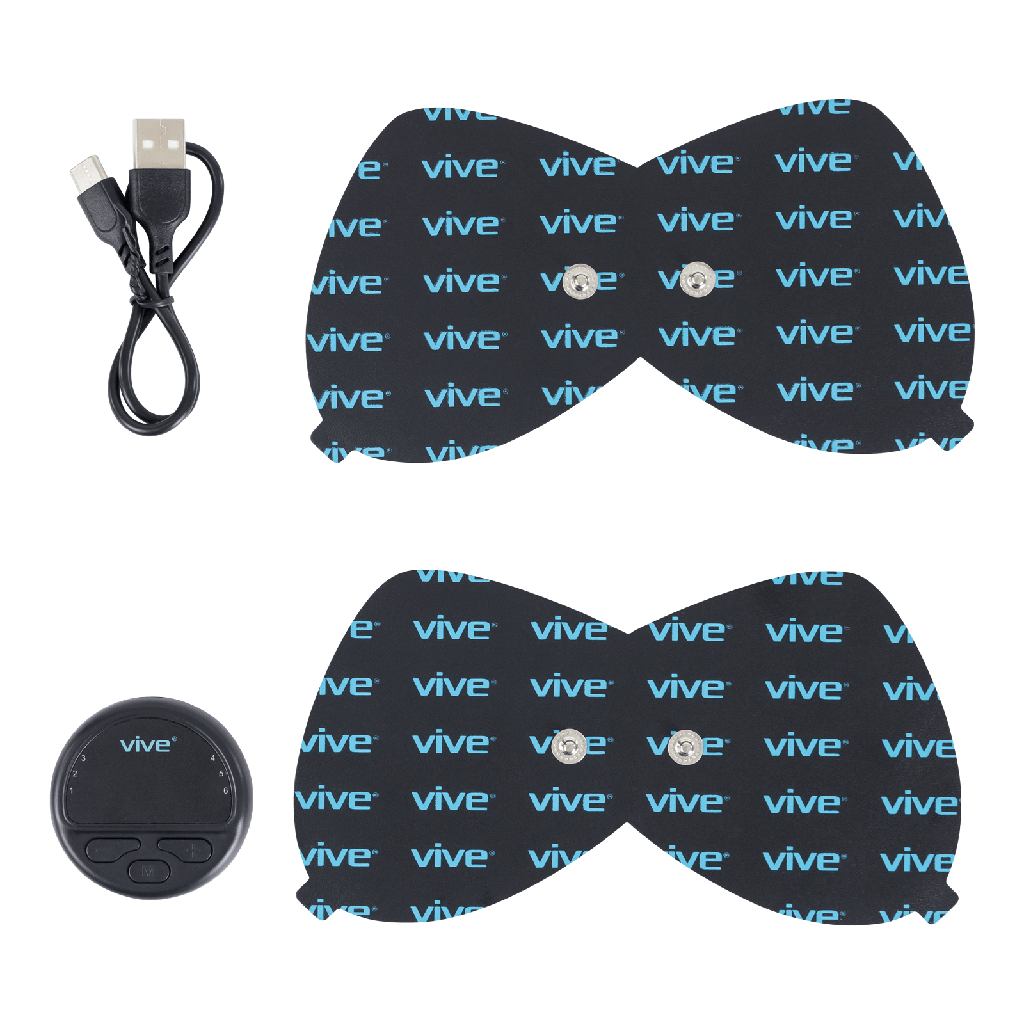 TENS Y EMS inalámbrico - 19 niveles de intensidad - Ultra ligero - almohadilla de 6"x3"