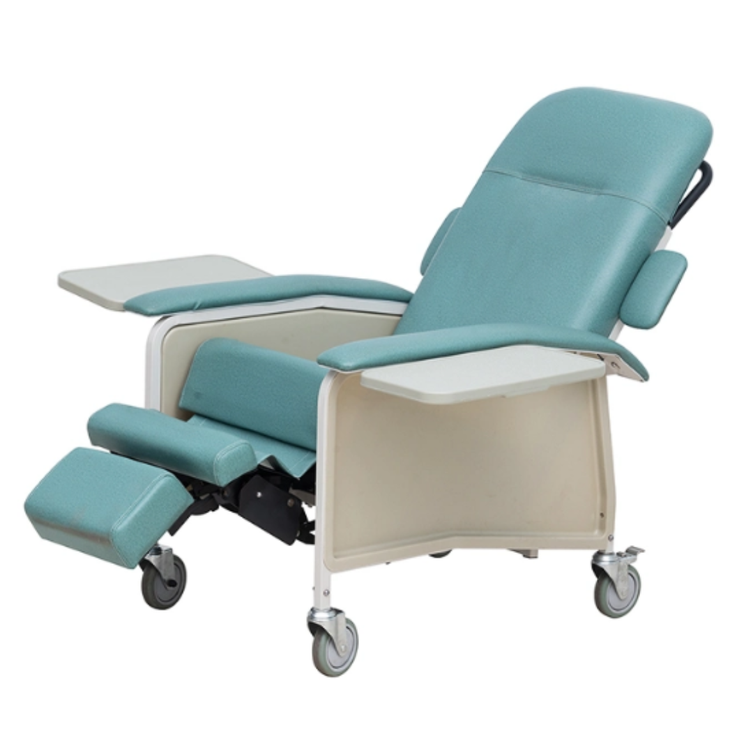 Silla reclinable hospitalaria, multiposiciones | Color Jade