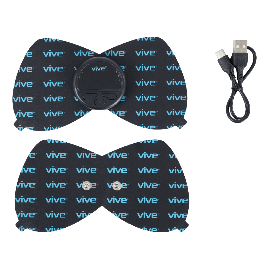 TENS Y EMS inalámbrico - 19 niveles de intensidad - Ultra ligero - almohadilla de 6"x3"