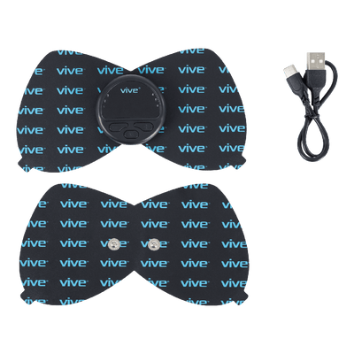 TENS Y EMS inalámbrico - 19 niveles de intensidad - Ultra ligero - almohadilla de 6"x3"