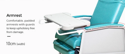 Silla reclinable hospitalaria, multiposiciones manual | Color Navy