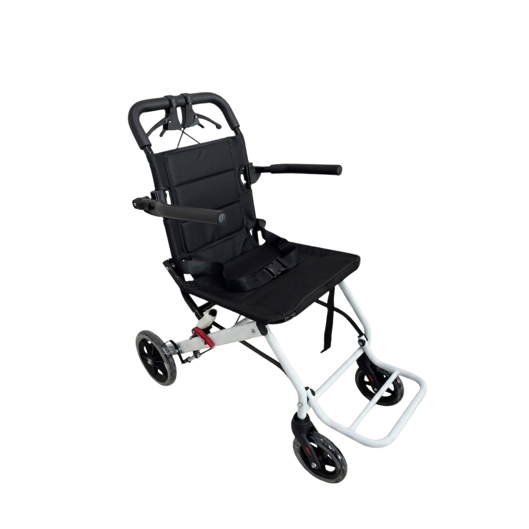 Silla de transporte de 16" Ultraliviana - Capacidad de 235 libras - Ideal para salidas rápidas, aeropuertos y espacios reducidos  | Casamedic