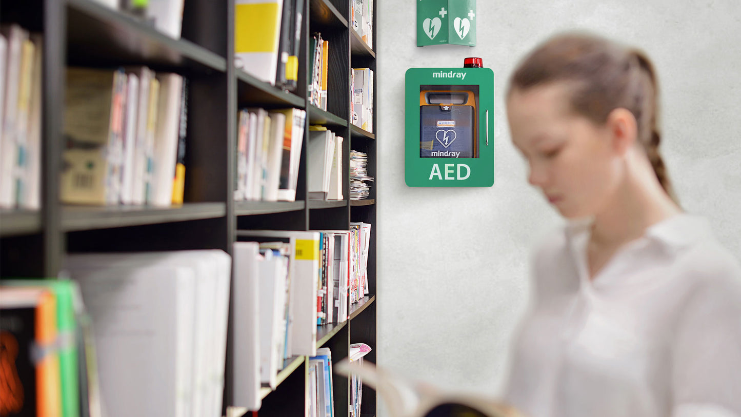 Gabinete para desfibrilador | Alarma Sonora | Señal de localización