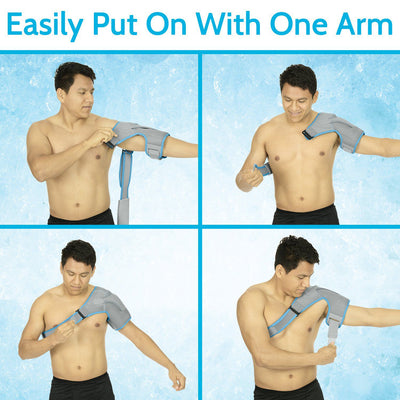 Soporte para hombro para terapia de frio/calor