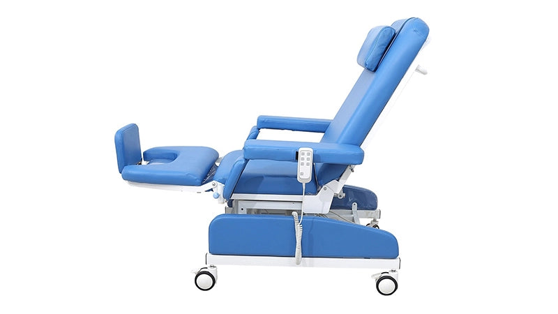Silla multiposiciones elécrica para donación de sangre