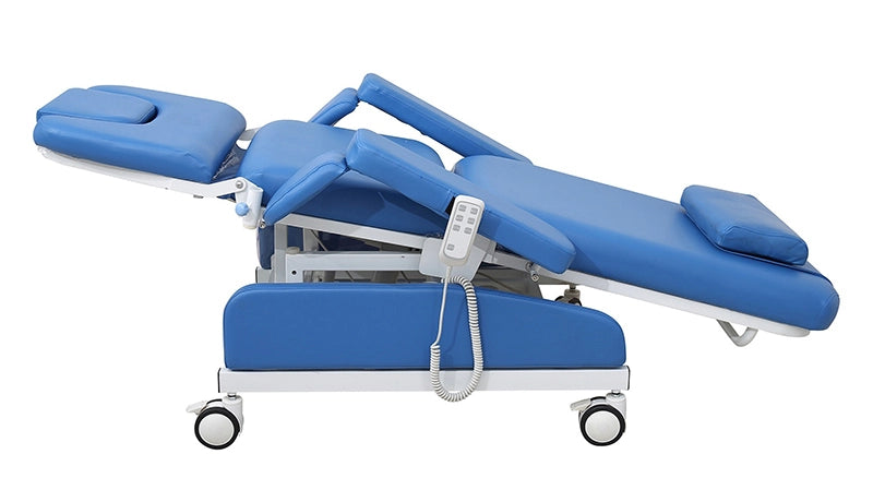 Silla multiposiciones elécrica para donación de sangre