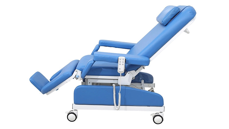 Silla multiposiciones elécrica para donación de sangre