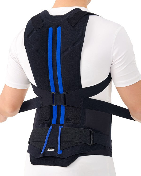 Faja dorsal elástica con varillas y compresión ajustable - universal - Dr. Med
