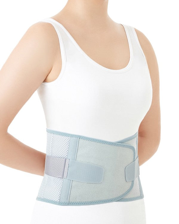 Faja elástica de cintura, doble ajuste de correa, ventilada,color gris - Dr. Med