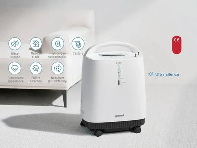 Concentrador de oxígeno de 5 litros – Marca Yuwell – Ultra Silencioso – Concentración de 87%~96%