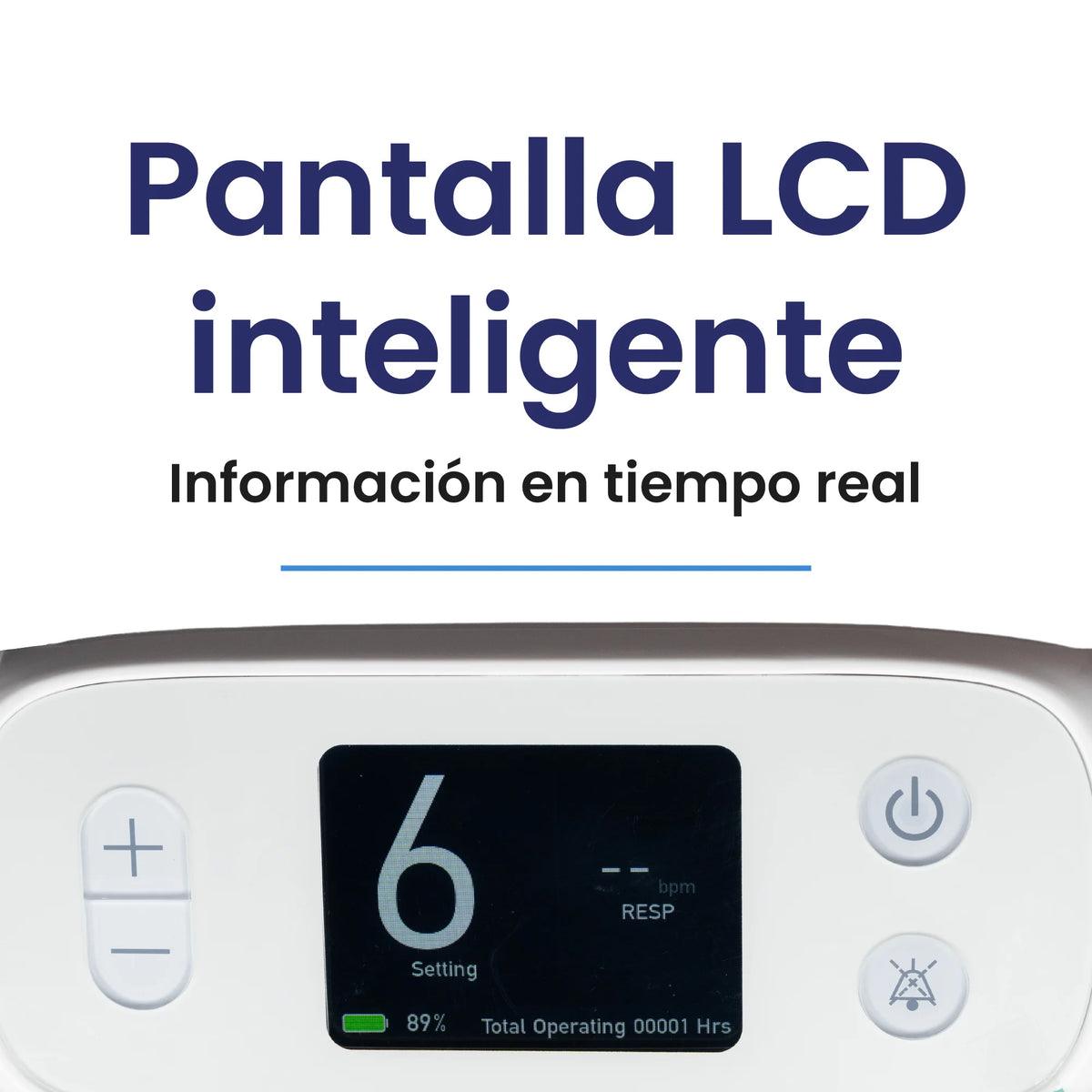 Concentrador de oxigeno portátil de 6 litros - 6 modos pulso - Ideal para viajes -  marca Yuwell