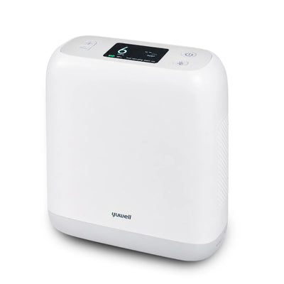 Concentrador de oxigeno portátil de 6 litros - 6 modos pulso - Ideal para viajes -  marca Yuwell