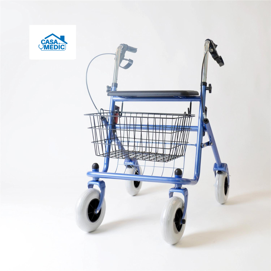Caminador con canasta | Color Azul | CasaMedic