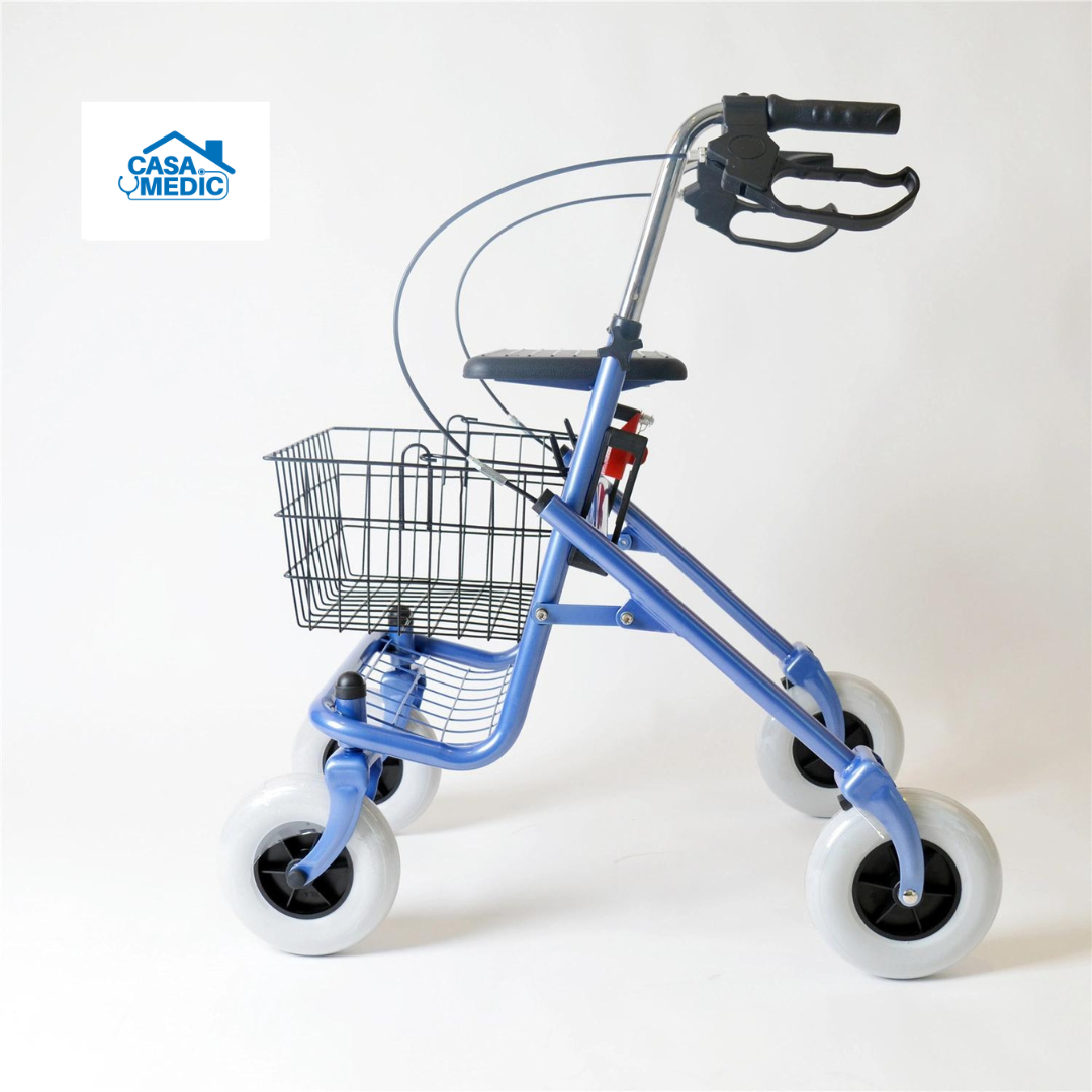 Caminador con canasta | Color Azul | CasaMedic