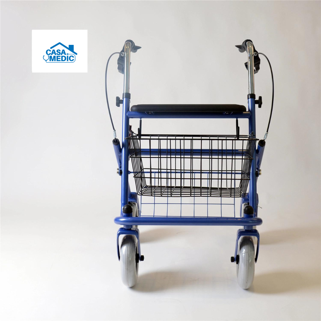Caminador con canasta | Color Azul | CasaMedic