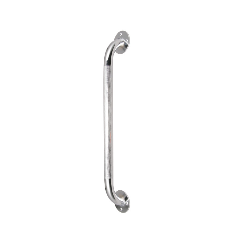 Barra de seguridad cromada para baño de 12"