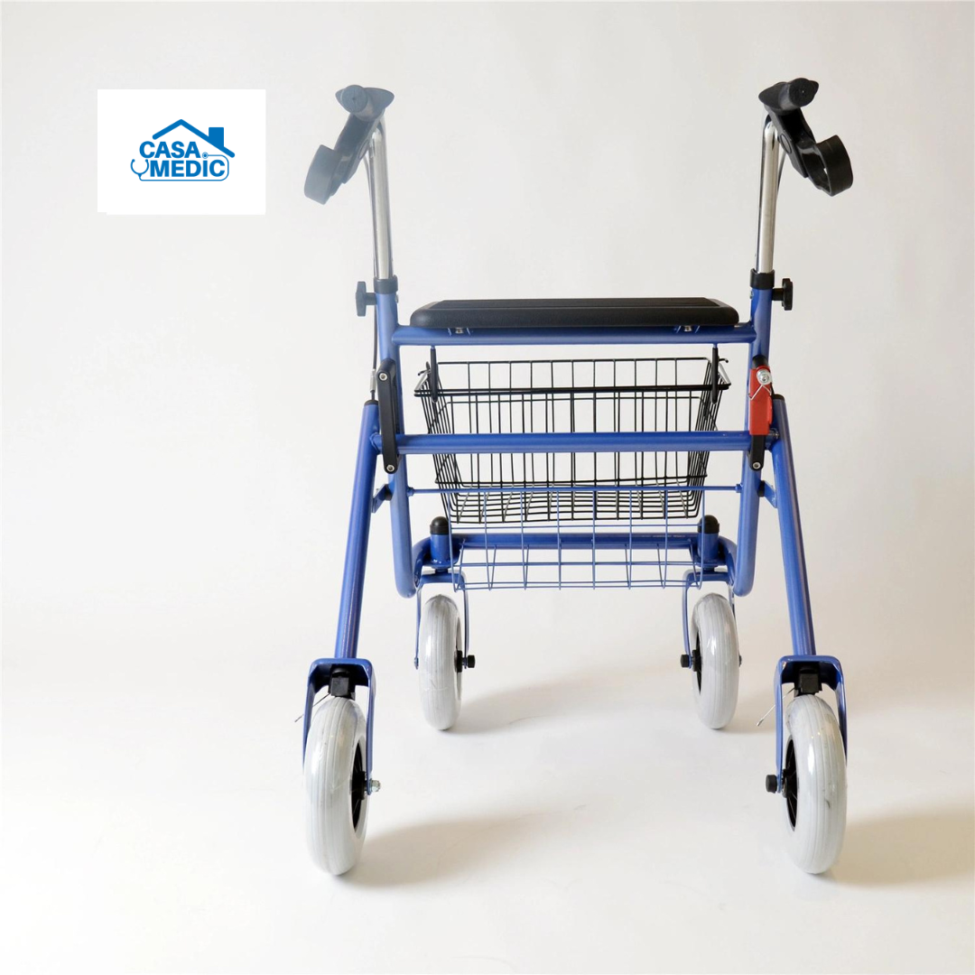 Caminador con canasta | Color Azul | CasaMedic