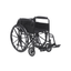Silla de ruedas modelo Silver Sport I C, brazos fijos y pieceros desmontables de 18" de ancho