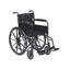 Silla de ruedas modelo Silver Sport I C, brazos fijos y pieceros desmontables de 18" de ancho