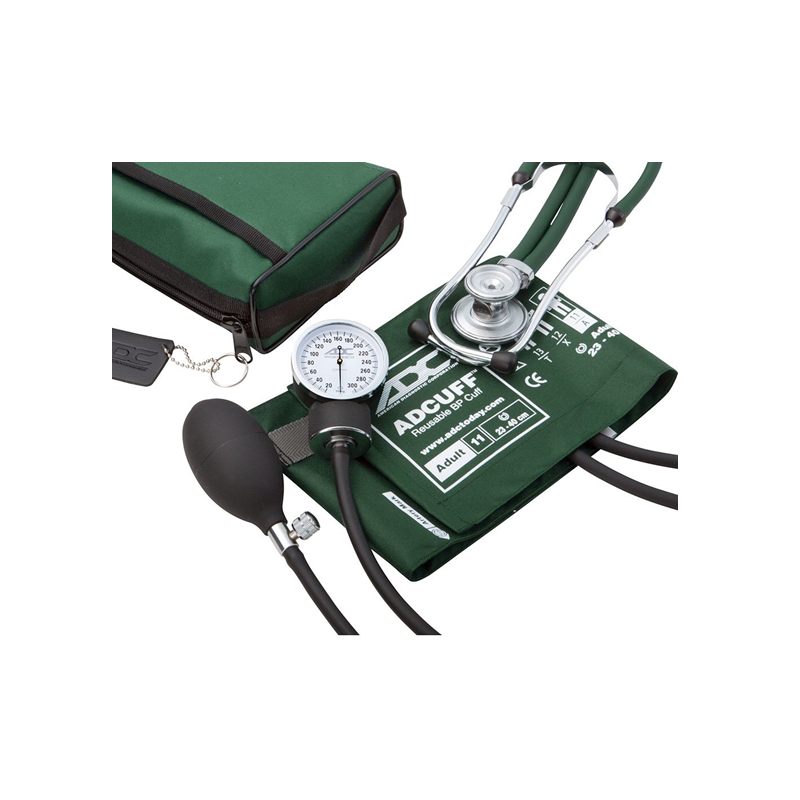 Combo de estetoscopio y aparato de presión en estuche ADC