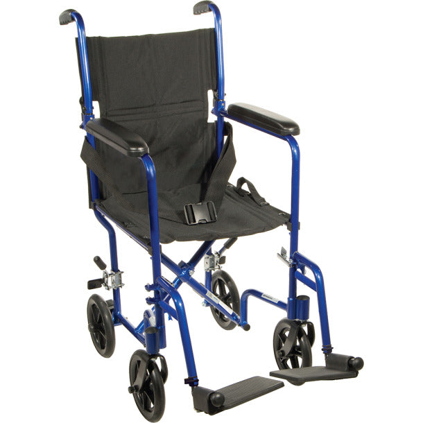 SILLA DE TRANSPORTE DE 19" AZUL