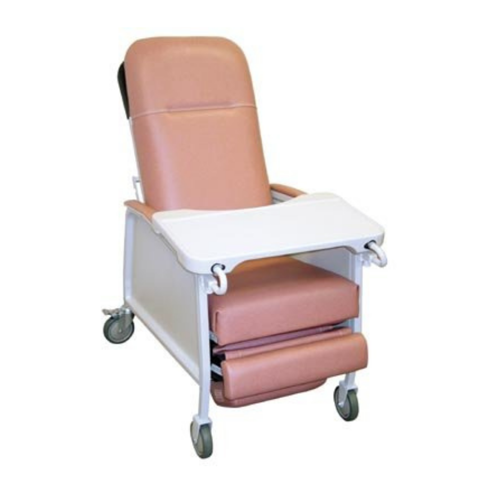SILLON RECLINABLE DE 3 POSICIONES COLOR AZUL, JADE